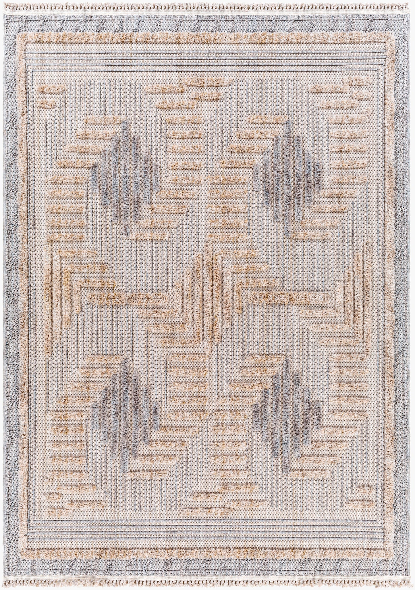 Alfombra tejida a máquina Zaragoza ZRZ-2306 de 1,52 m x 2,13 m