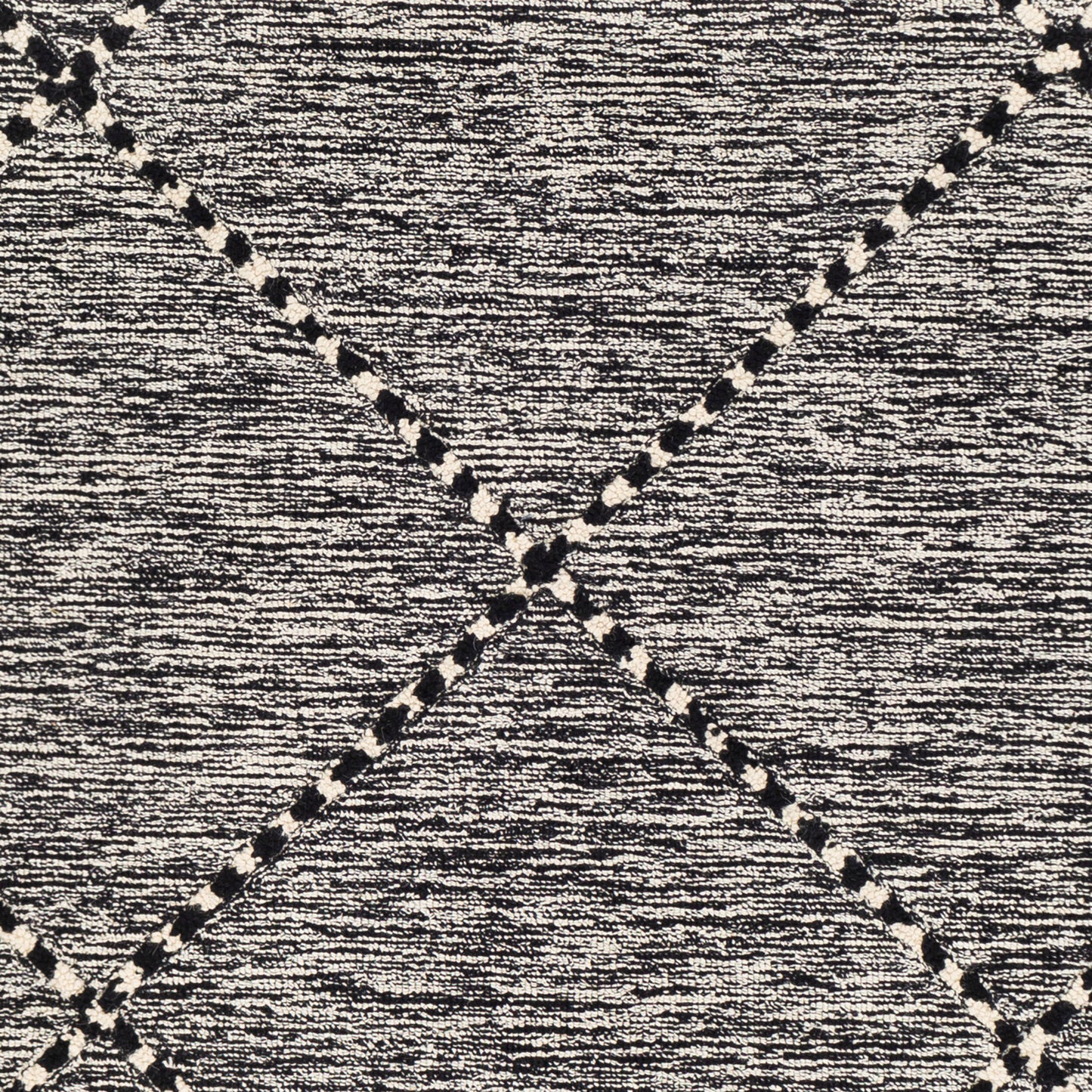Alfombra de lana hecha a mano con borlas Zanafi ZTS-2307 de 2,7 x 3,6 m