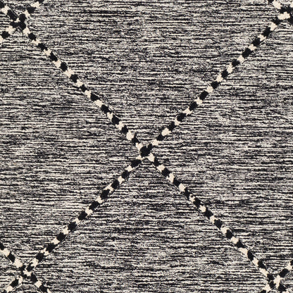 Alfombra de lana hecha a mano con borlas Zanafi ZTS-2307 de 2,7 x 3,6 m