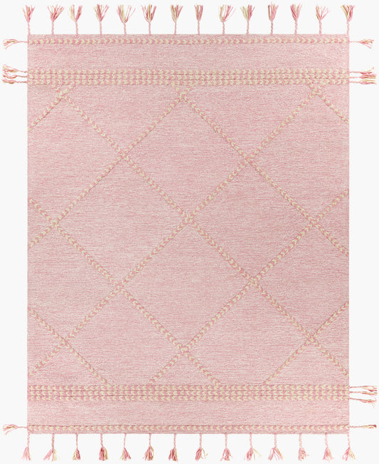 Alfombra de lana hecha a mano con borlas Zanafi ZTS-2310 de 2,7 x 3,6 m