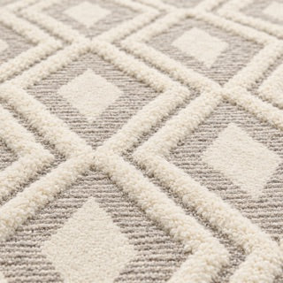 Close-up of the raised pile on the Cherokee CHK-2305 hand-tufted rug
